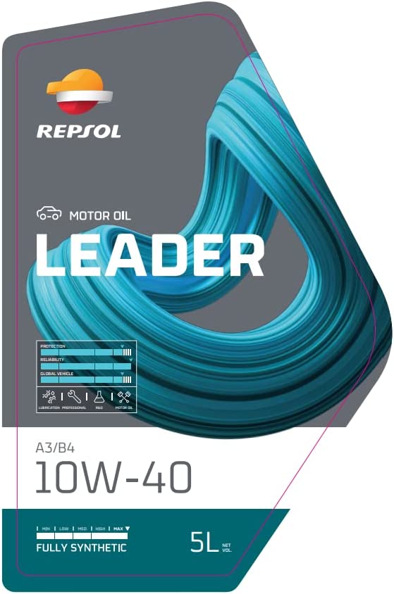 Repsol Leader A3/B4 10W40 5L (Antiguo Premium GTI/TDI)