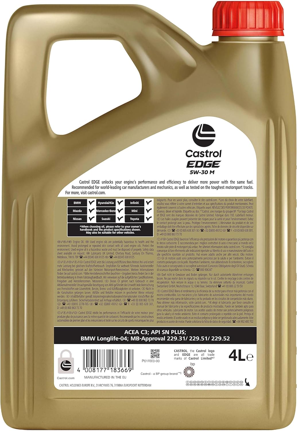 CASTROL EDGE 5W30 M 4L