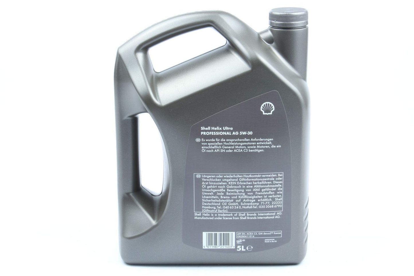 Shell Helix Ultra Professional AG 5W30 5LT (2UD)