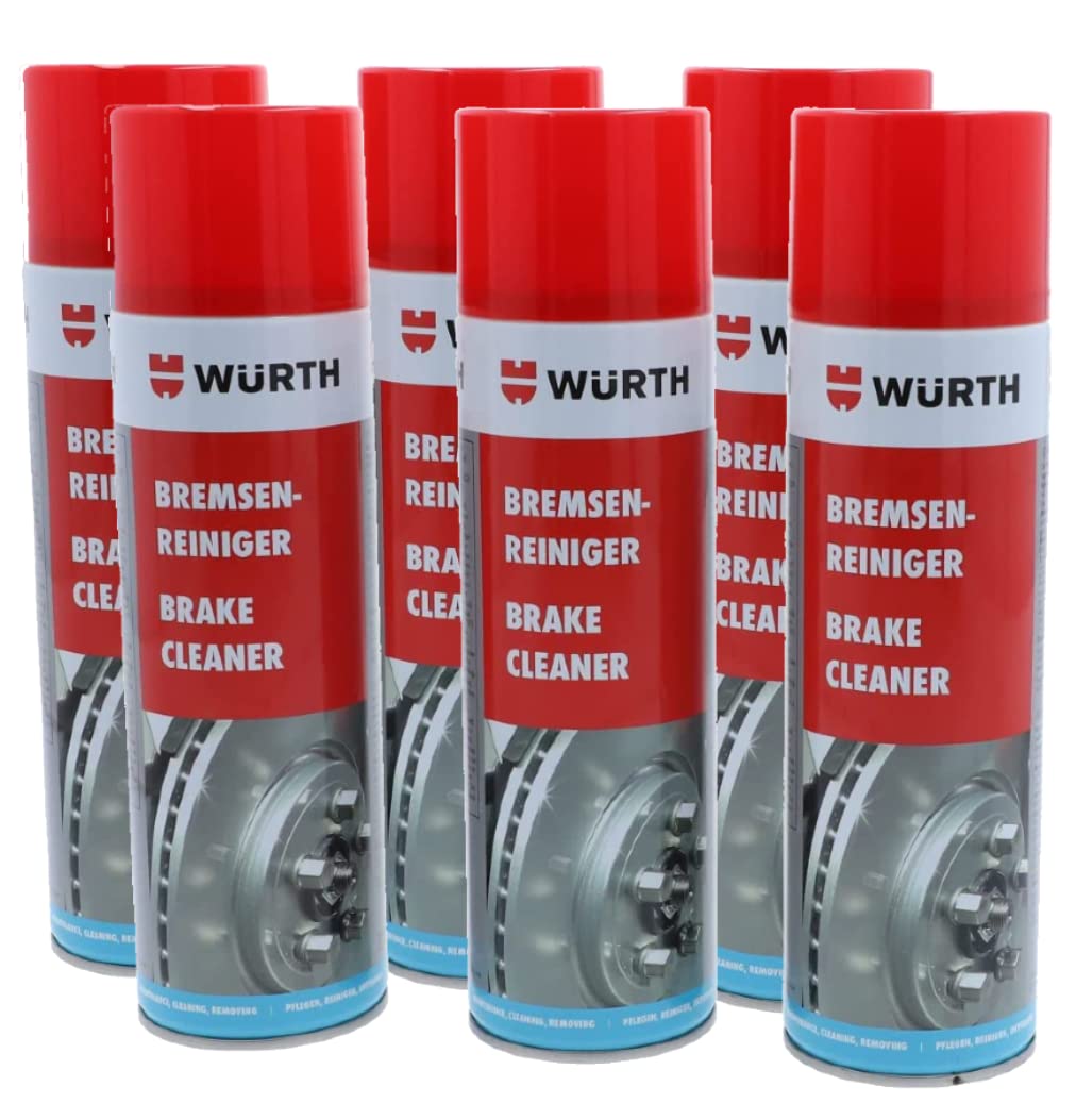 Limpiador De Frenos 500ml Wurth (6 Unidades)