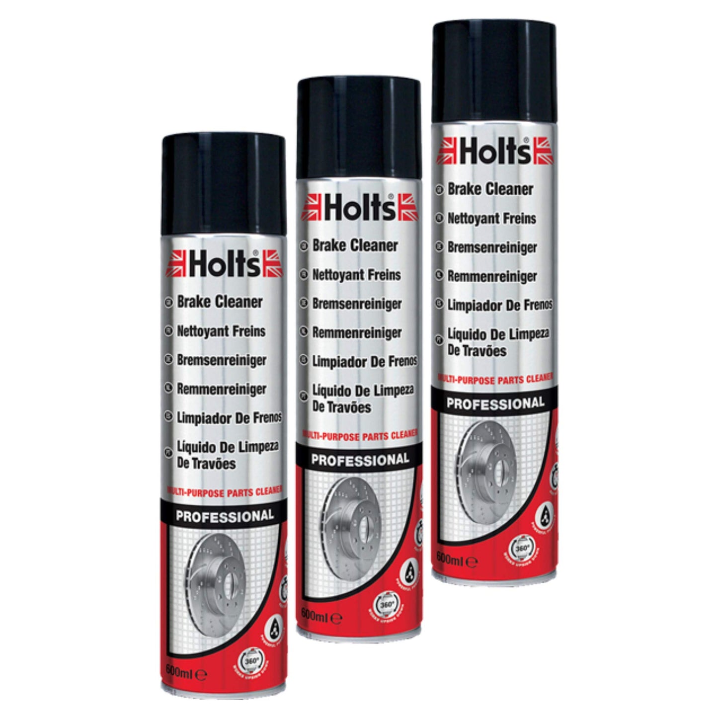 Limpiador De Frenos Holts 0131 - 600ML 3 Unidades