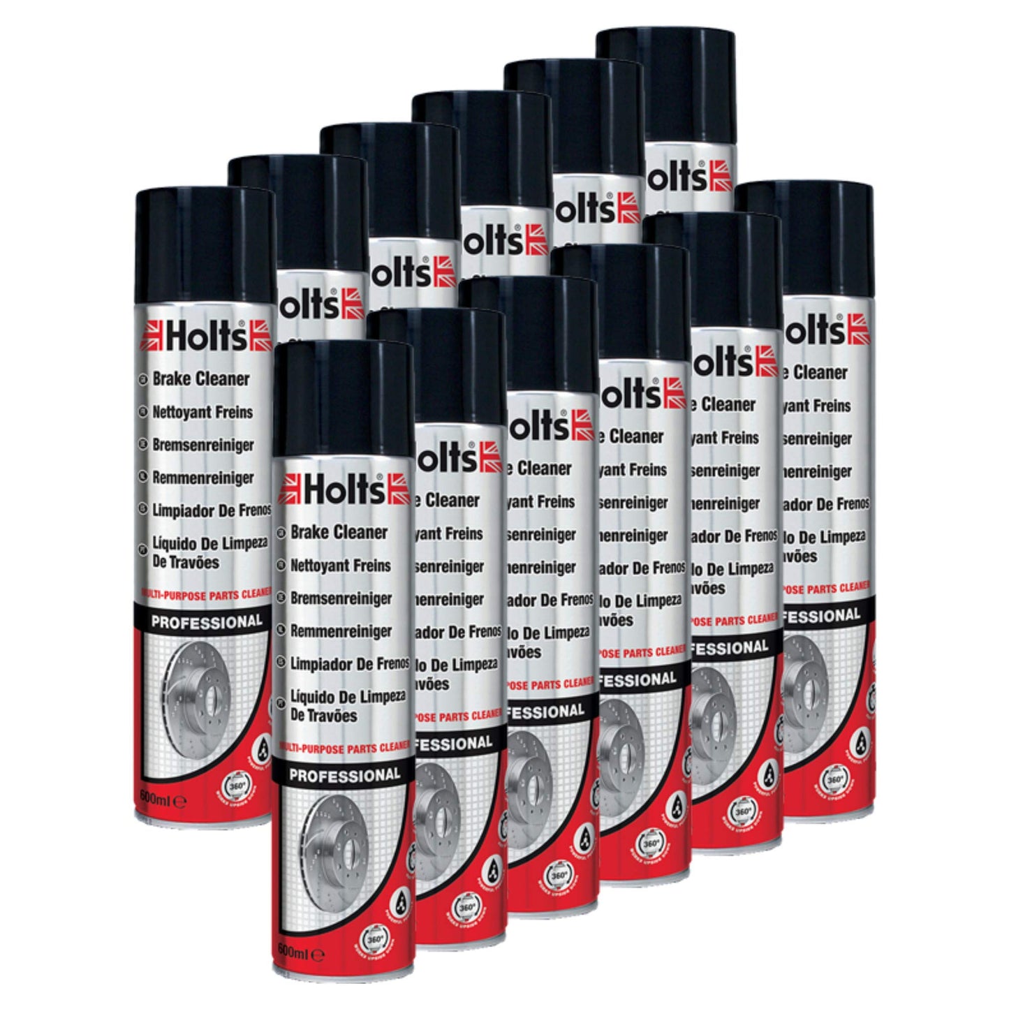 Limpiador De Frenos Holts 0131 - 600ML 12 Unidades
