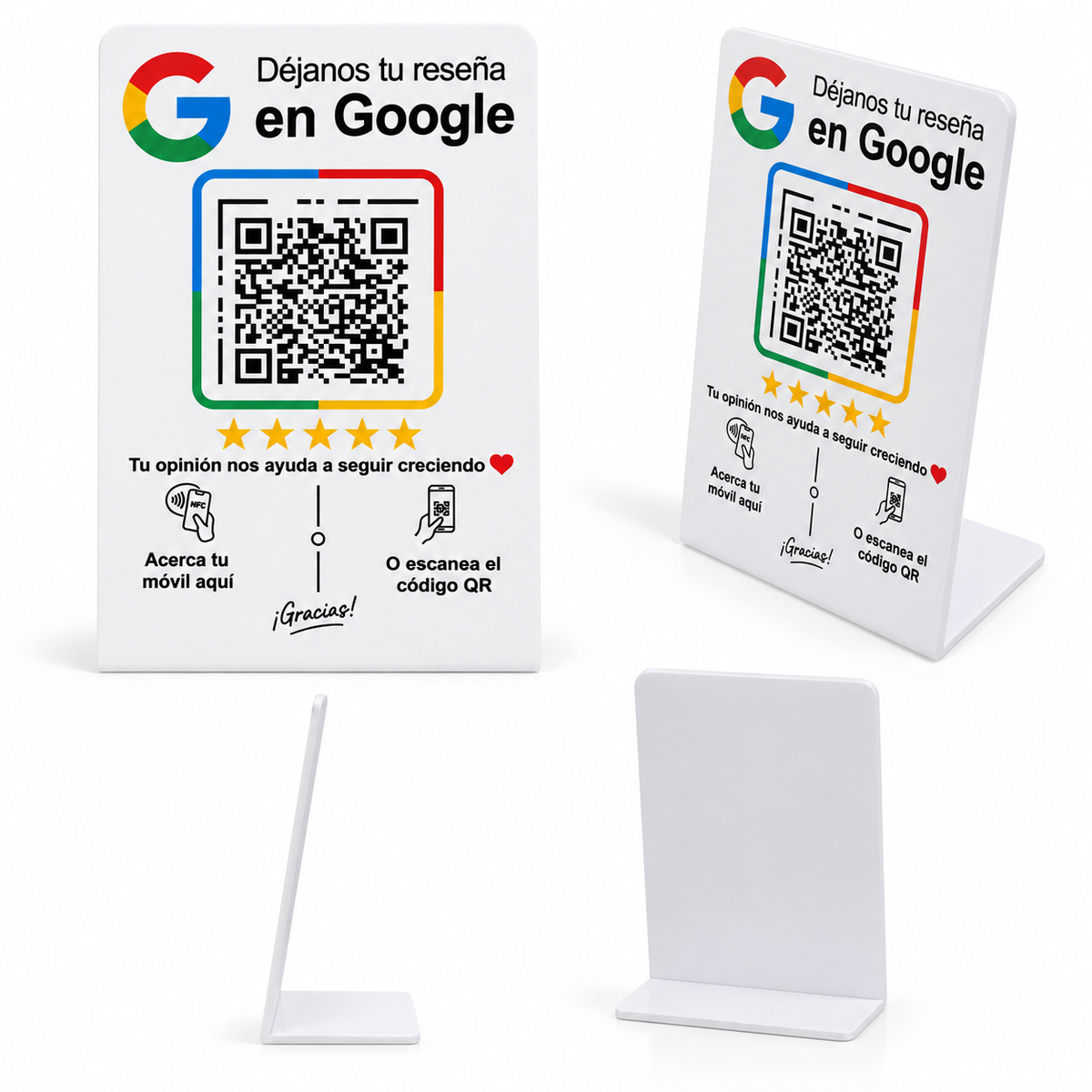 Placa NFC y QR para Reseñas de Google – Configurada y Lista para Usar