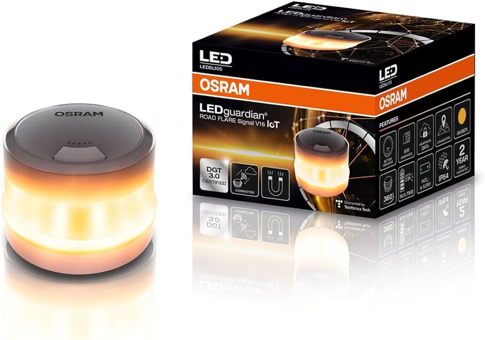 Baliza Emergencia V16 OSRAM Homologada DGT 3.0