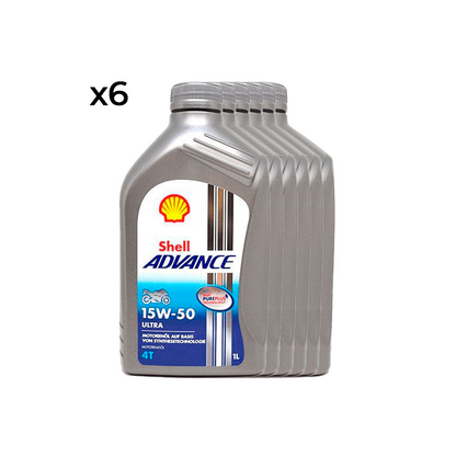 Shell Advance 4t 15w50 Ultra Technology 1lt